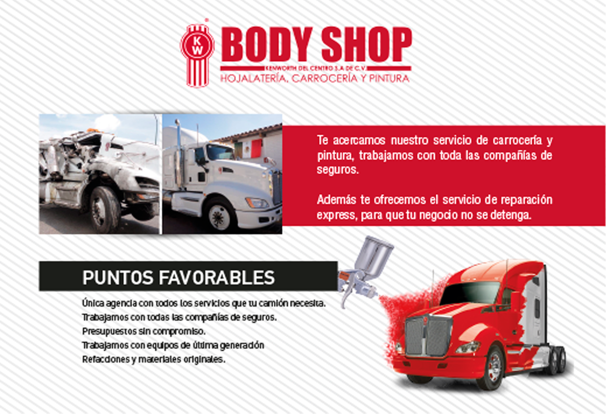 KWdelCentro's tweet photo. En Body Shop trabajamos con equipo de última generación para que tu negocio o empresa nunca se detenga. #KenworthDelCentro https://t.co/Vhw4xaCvY6
