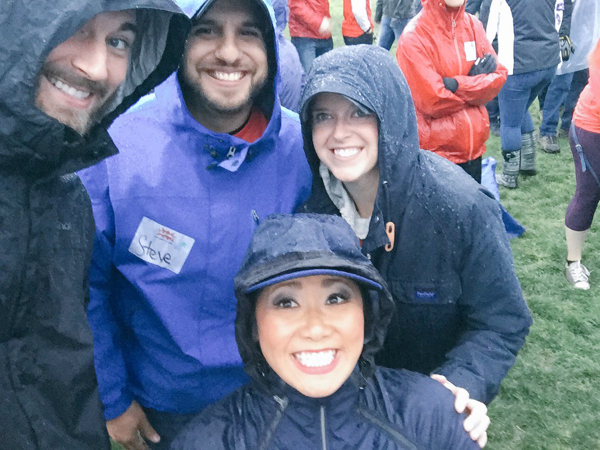 BethGates23's tweet photo. A little rain in the PNW won't stop this team ☔️️ #playmatters #kaboom https://t.co/C9JKnsj8MW