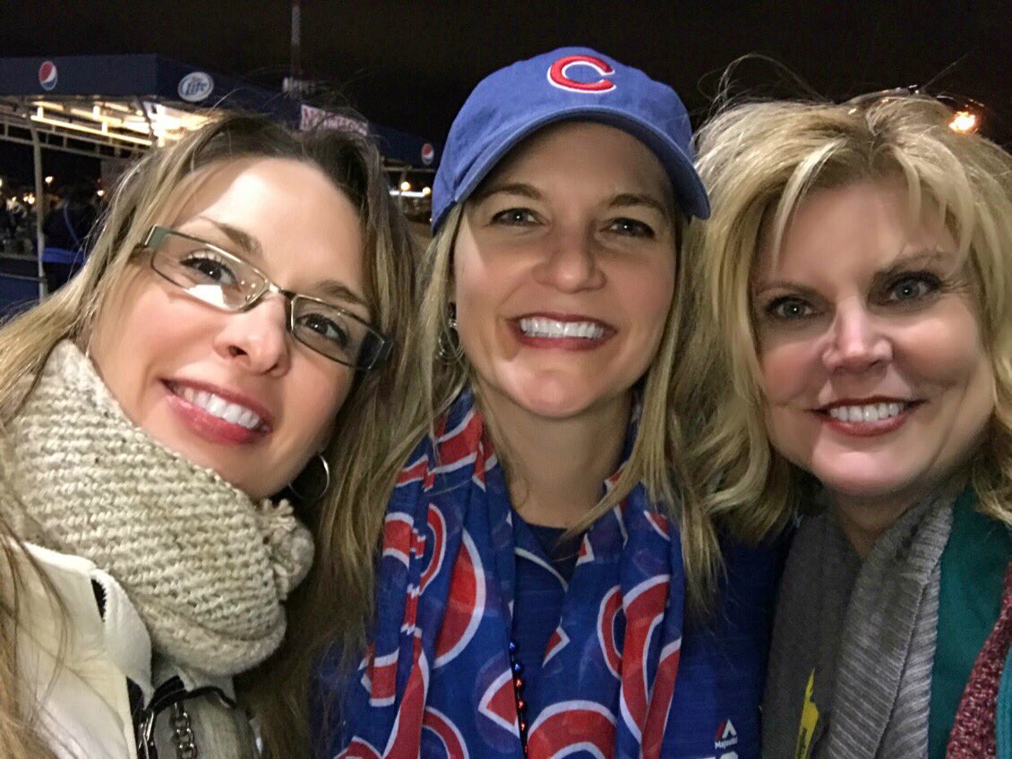 Kathleen717's tweet photo. Omg, so fun!!!!! #LetsGo @Cubs #WorldSeries #Game1 #CHCvsCLE #FlyTheW #WeAreGood 💙⚾️❤️🏆 https://t.co/UZtBKNTZM7