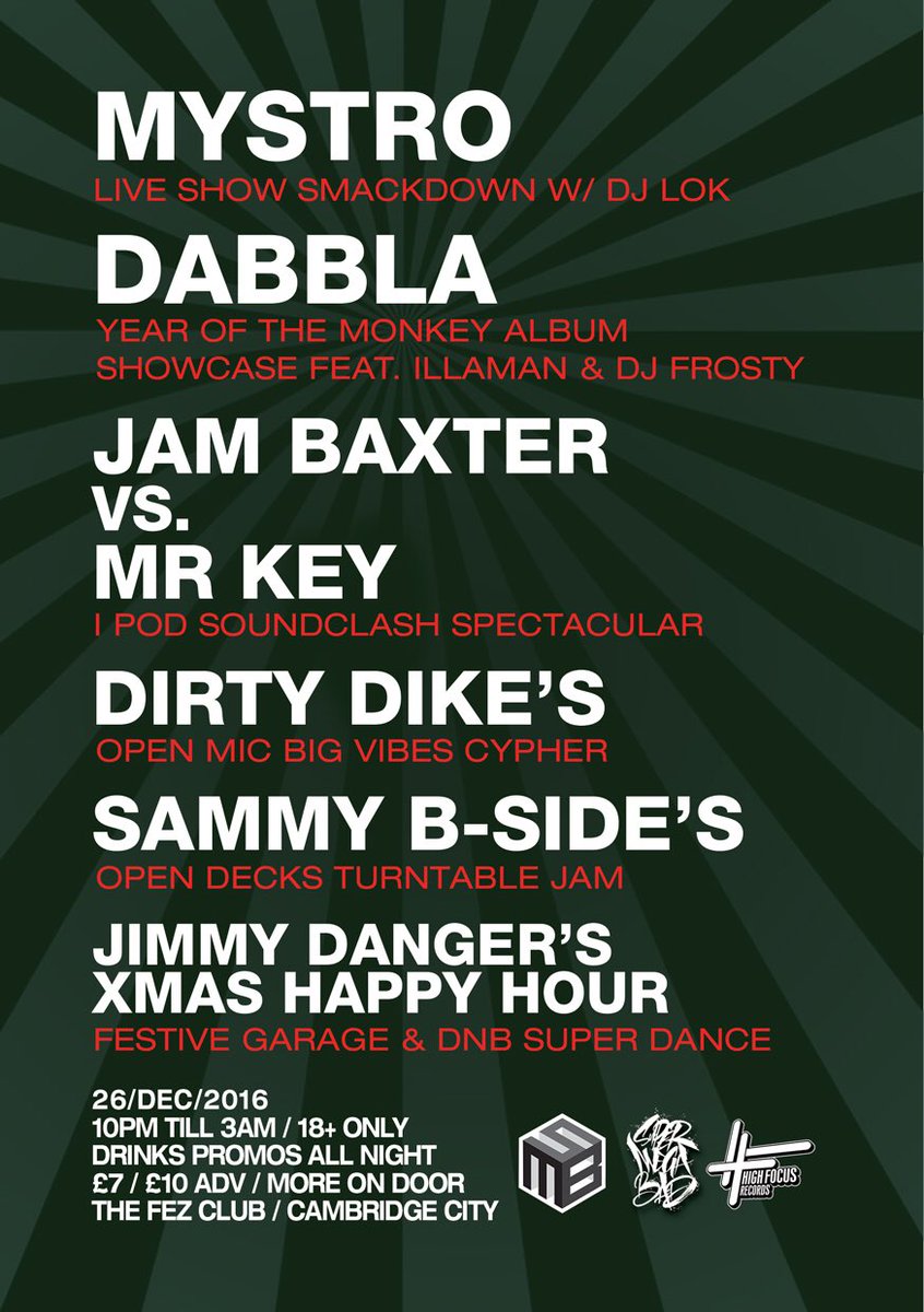 djsammybside's tweet image. WE BACK! SUPER MEGA BOXING DAY POWER DANCE! Tickets here ➡️bit.ly/2ewcs9L Don't sleep - once they gone, they gone. 🎯