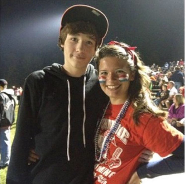 Millirons9's tweet photo. Four years ago today we hung out at the homecoming game. Fast forward to today &amp; we are stronger than ever 👫❤️ https://t.co/5tiiZOKZ68