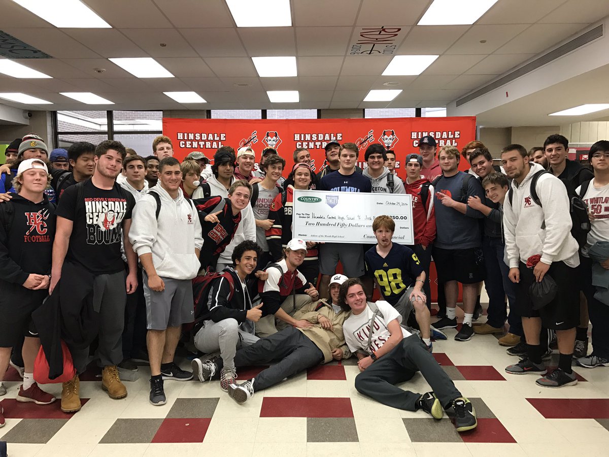 RedDevilsAD's tweet photo. Congrats Josh Bean Country Financial/Tribune Athlete of the month! https://t.co/PegAbW0iMD