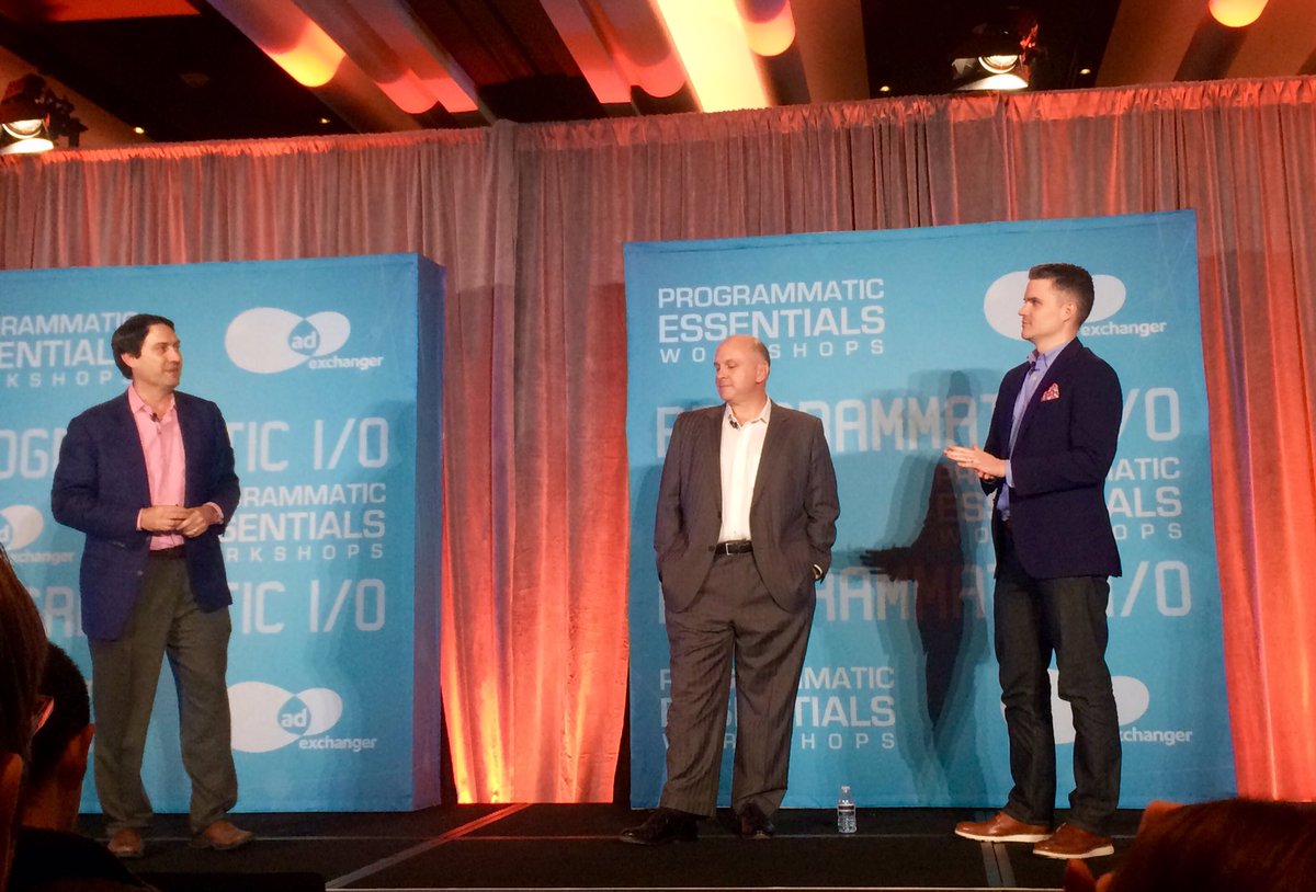 OMGProgrammatic's tweet photo. "We are constantly looking at things from a consumer-first standpoint" @chrsmrphy #PROGIO @adexchanger https://t.co/98tQNjhFt8