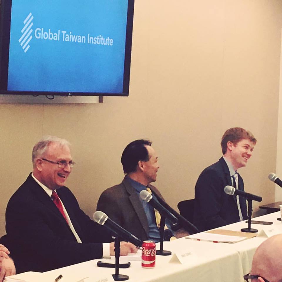 globaltaiwan's tweet photo. Great #cyberfrontier panel at #GTI today with @Stokes2049, @stevenadair & Yuster Yu! #Taiwan #USTaiwan #cyber https://t.co/mbuWe8Gy94 https://t.co/yI2BDZ6Wwv