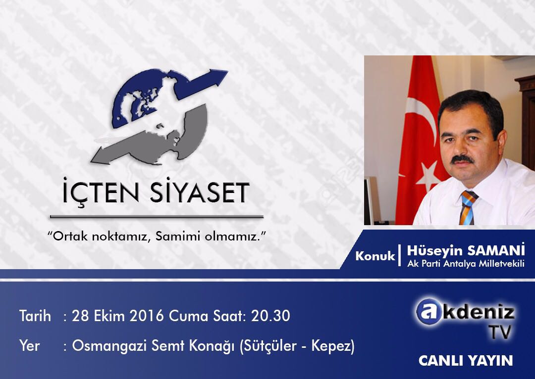 "Ortak noktamız, Samimi olmamız." diyerek bu anlamlı programa tüm gençleri bekliyoruz <a href="/HuseyinSamani/">Hüseyin Samani</a> <a href="/rizasumer/">Av.Rıza SÜMER</a> <a href="/Yusufiseri07/">Yusuf işeri</a> @OmerAKBAS2