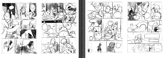 thumbnailing Old Woman ch. 2, sister drama + snowscapes + alien body snatchers, coming to CALA this December (?) 