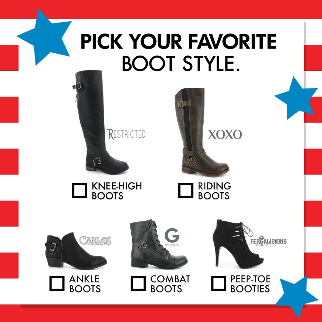 ShoeDeptEncore's tweet image. So many boot styles to choose from! Which one will you pick? bit.ly/2dJphyc #BootStyles #PickOne #WhichOne #FallFootwear