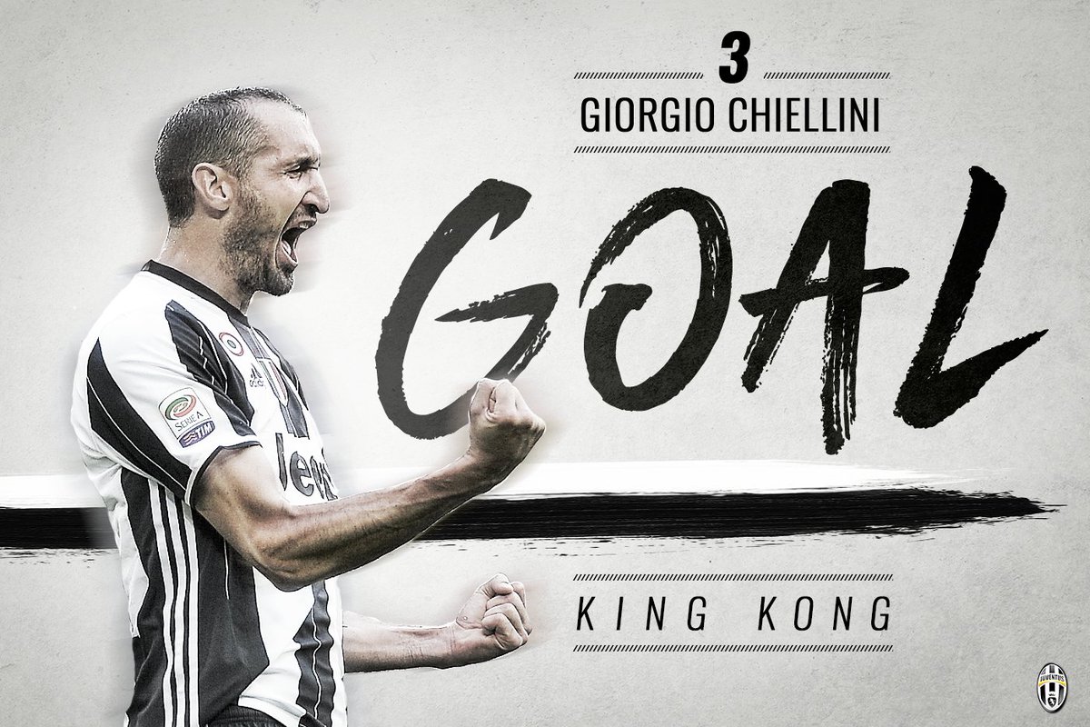 juventusfcen's tweet photo. 87' Make that 4️⃣ goals against Samp for @chiellini! Giorgio strikes again to make it 4-1! #JuveSamp #FinoAllaFine #ForzaJuve https://t.co/04A1n8Xg50