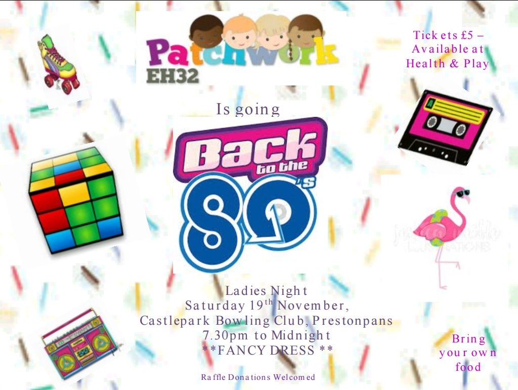 PatchworkEH's tweet photo. Tickets on sale from Tuesday the 1st of November and can be purchased from Health and/or Play. https://t.co/9rNHst9n2p