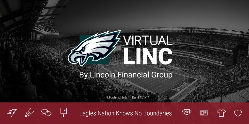 #Eagles fans can visit the Virtual Linc for a chance to win $10k!  Details» bit.ly/LFG_Eagles https://t.co/73U9UFD1Se