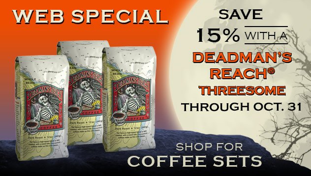 RavensBrew's tweet photo. HOT DEAL ALERT!
3 Deadman's Reach 12oz bags and a Deadman tote for only $30.47!!! 
https://t.co/rnzx7E6Pl9
#ravensbrew #deadmansreach https://t.co/aDV08ZrpD9