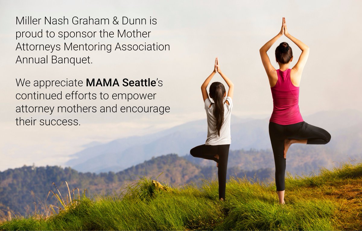 MillerNashLLP's tweet photo. We are pleased to sponsor @MAMA_Seattle’s Annual Banquet. Learn more about #MAMASeattle: https://t.co/tnd5z9bUsA. https://t.co/ZkhqxlZI1p