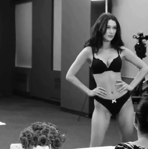 PortalBPadilla's tweet photo. Capturas de Bella Hadid no casting da Victoria's Secret. https://t.co/GjdOzP9wdy