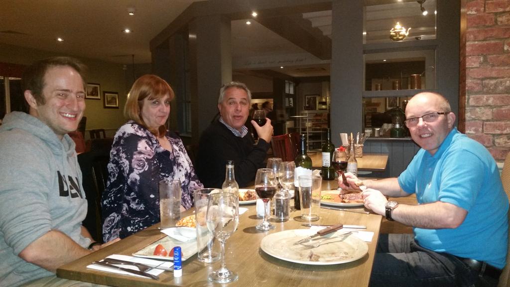 paulgday30's tweet photo. A night out with #northharbourmotorcycles before we show them the new #2017range from @TranAmltd tomorrow. https://t.co/wionxLT89t