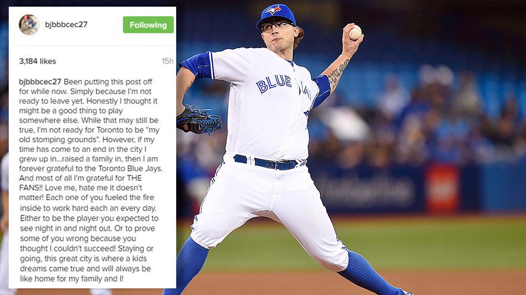 BlueJays's tweet photo. Toronto is always home to #27. #OurMoment https://t.co/q4FpIUjqm6