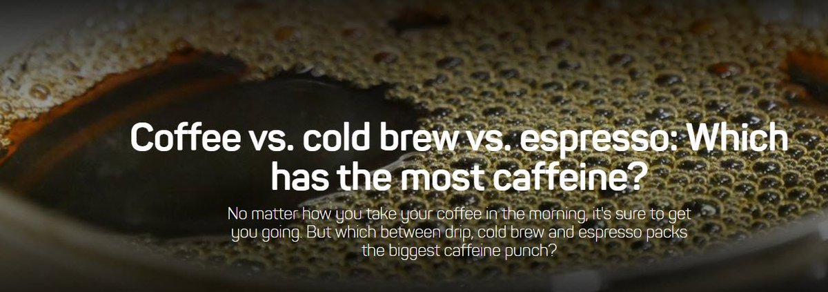 coffeechemistry's tweet photo. Does cold brew have more caffeine? https://t.co/iuRy7Ky3KW #coffeescience #caffeine #coffee https://t.co/S59oginXhT