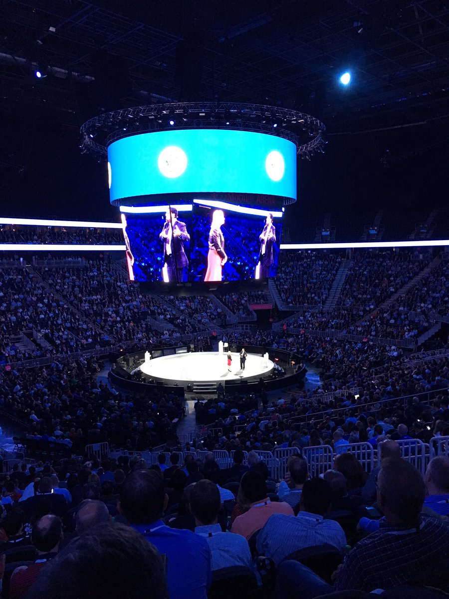 ekmansam's tweet photo. IBM CEO @GinniRometty and U.S. Secretary of Education @JohnKingatED on stage https://t.co/1O6whCxQf2