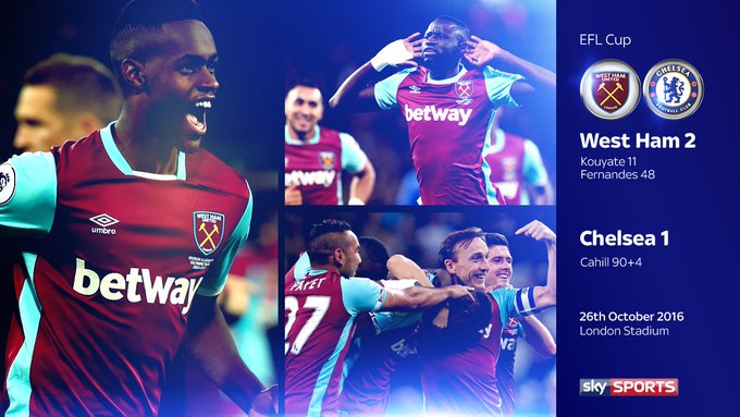 REPORT: Cheikhou Kouyate and Edimilson Fernandes seal EFL Cup win for West Ham: https://t.co/QhuWlyoCZj https://t.co/u1JyerJJqV