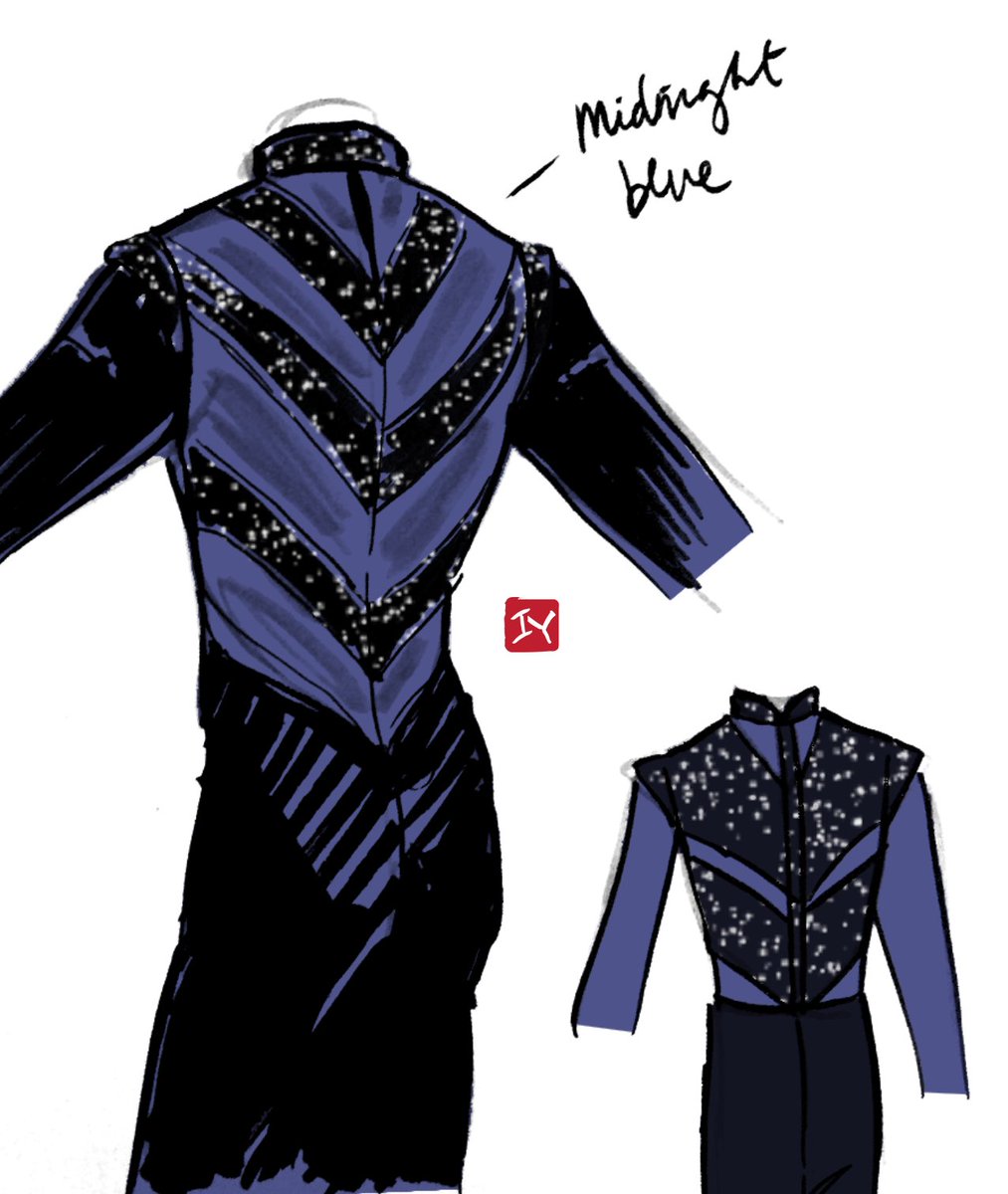 ingthing_old's tweet photo. I have a #YuriOnIce fic in the works but here's the design of an old costume of Victor's that I'm going to have Yuuri wear ✨ #Victuuri https://t.co/wRKBBgQOR0
