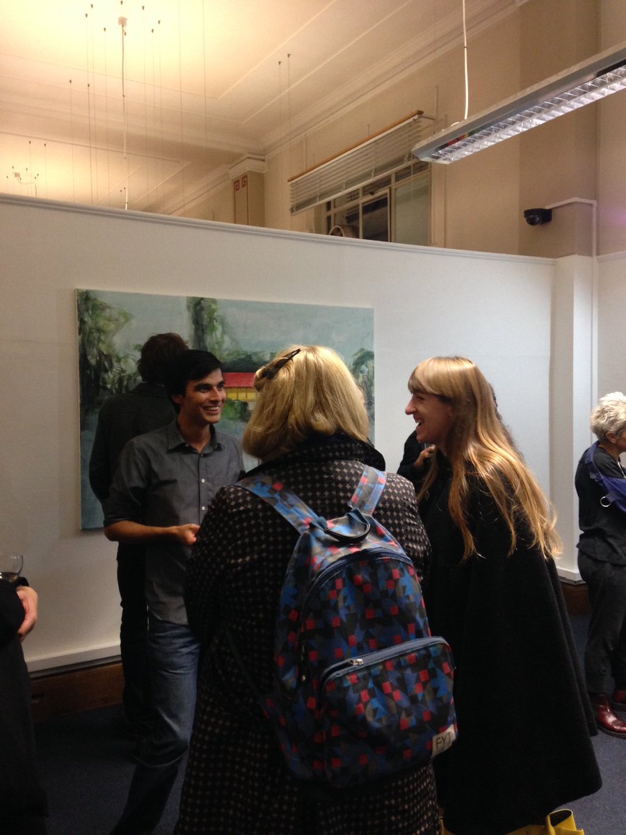 AnnekaFrench's tweet photo. A wonderful opening for @MatthewKrishanu Expatriates exhibition at Westminster Reference Library. You have until 5 November to catch it https://t.co/BHYMgQmpRH