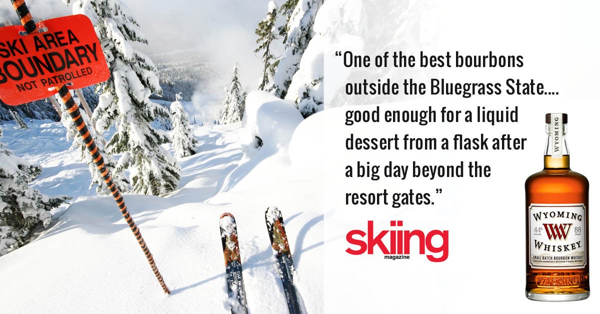 WyoWhiskey's tweet photo. With less than a month until .@jhski opens, start dreaming of #powder and #whiskey. #Cheers, .@SkiingMag! #apresski #bourbon #winterishere https://t.co/tWXoA1GmX6