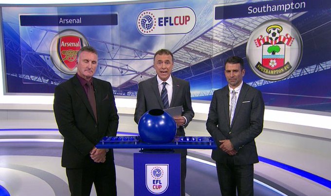 Arsenal v Southampton concludes the EFL Cup draw. BLOG: https://t.co/iFqhHVIyub https://t.co/ffpRclBnlb
