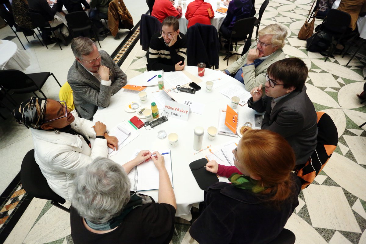 Great discussions today with great ppl, lets take our struggles and strength home and continue to build our movements 2gether! #GenYAsksY