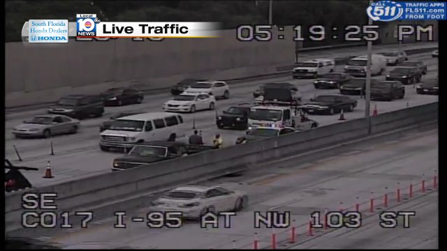 DISABLED CAR: I-95 NB & NW 103rd St. One express lane is blocked. #TRAFFIC #MIAMI https://t.co/e1dur8Mdcx