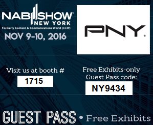 AssimilateInc's tweet image. REMINDER: FREE pass to NAB NYC, compliments of #PNY! See #Scratch VR Suite on #NextComputing Portable using Quadro M5000.