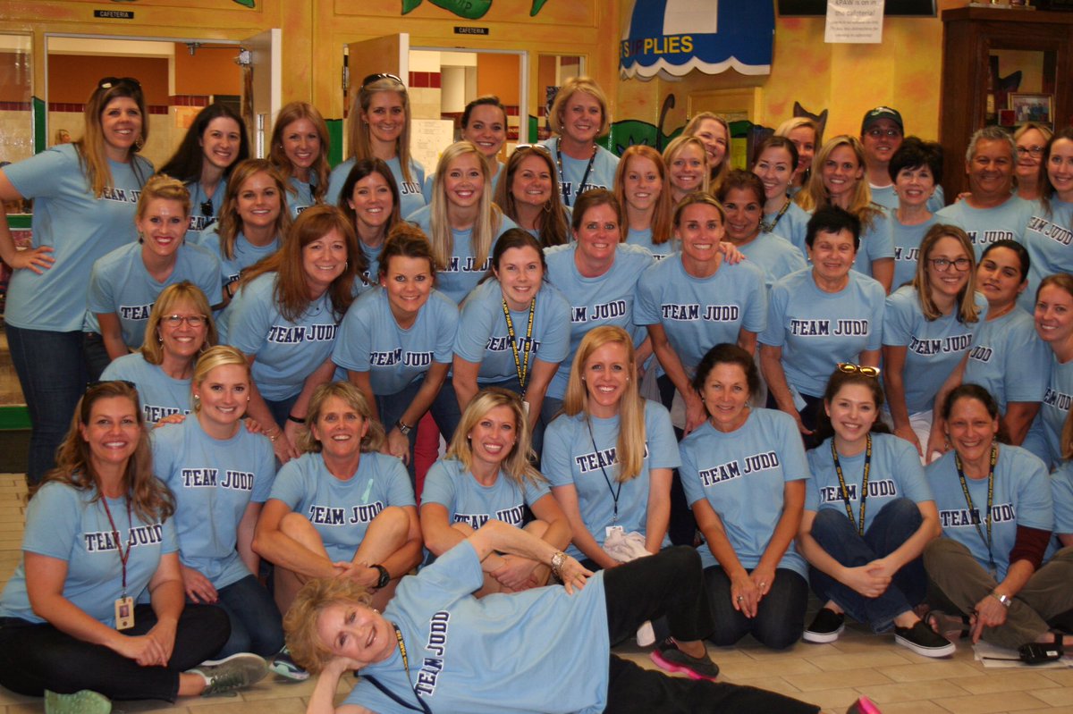 Today was Principal Appreciation Day! The staff surprised me with TEAM JUDD shirts &amp; lots of love!