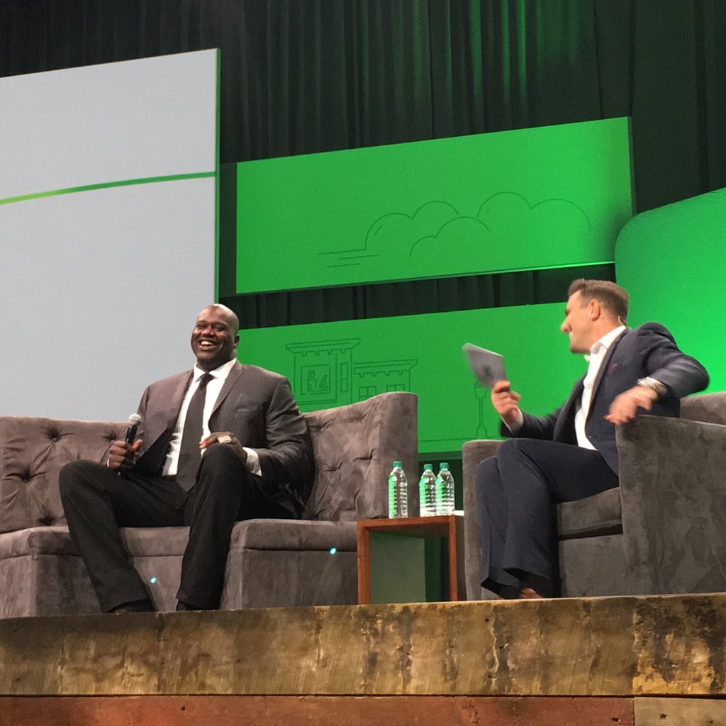 Ready for our fireside chat with <a href="/SHAQ/">SHAQ</a>! #qbconnect