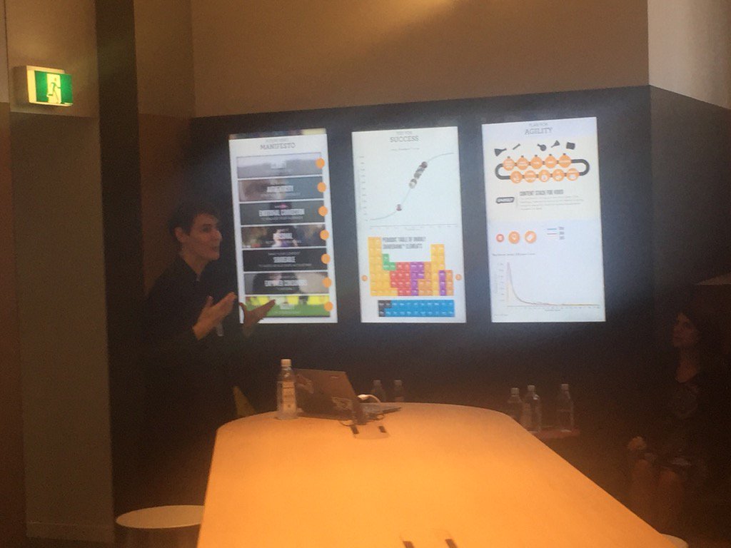 SheffN's tweet photo. We use the data to empower brands moving at the speed of news @sarahfwood #futuremedialab @unrulyco @mm_newscorpaus https://t.co/t7Z4d20XB7