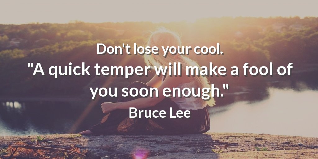 ZingerWebDesign's tweet image. Don&apos;t lose your cool. &quot;A quick temper will make a fool of you soon enough.&quot; Bruce Lee #webdesignhamilton
