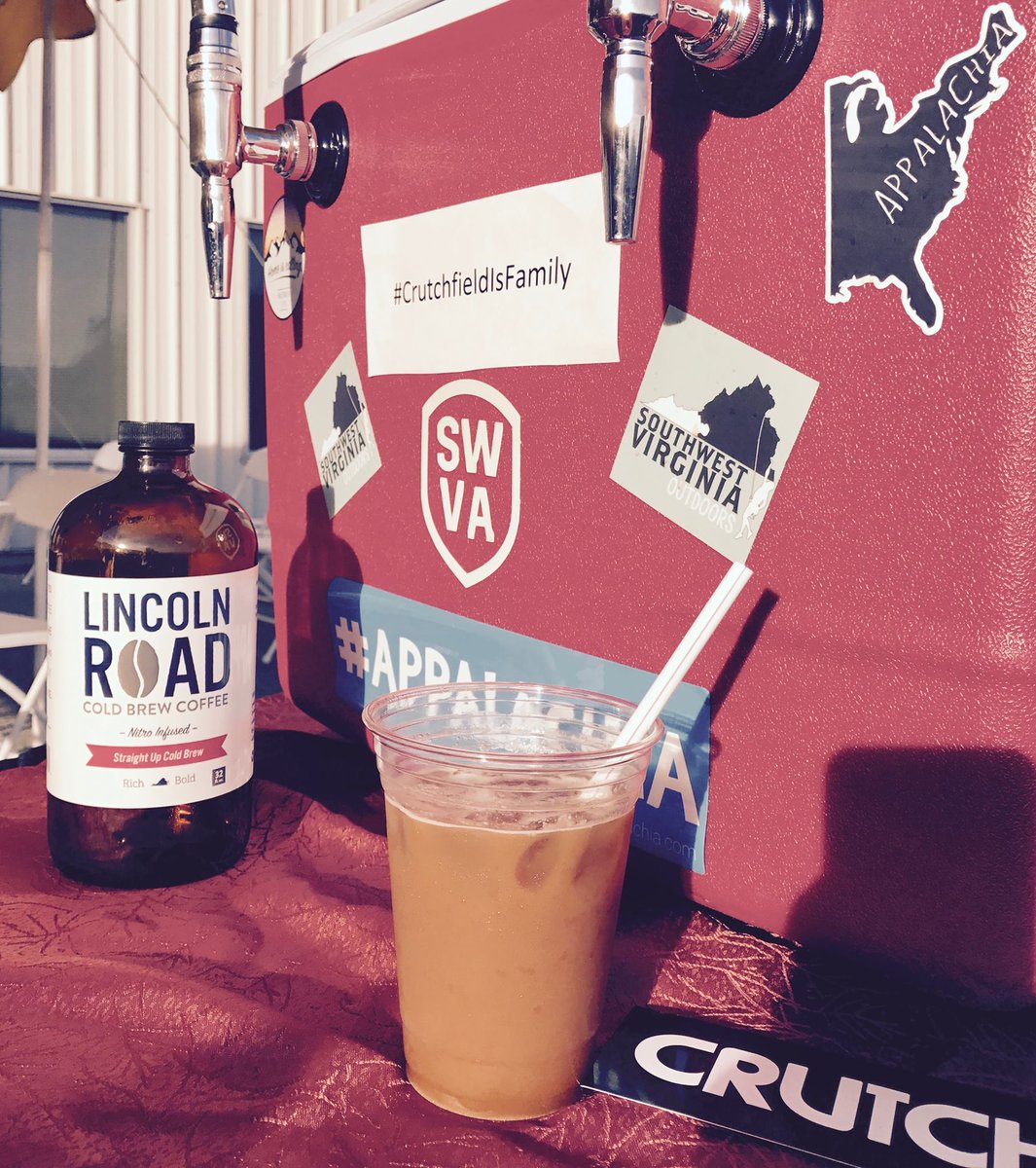 Having Lincoln Road Coffee at work today made my DAY! Tho, the server had to cut me off. #lincolnroadcoffee #crutchfieldisfamily