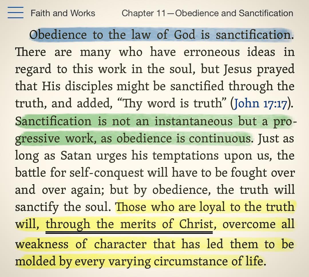 jonathan_walter's tweet photo. Retweet of @PrEricLouw "Obedience to the law of God is sanctification." #ThroughTheMeritsOfChrist https://t.co/yq3tJXERtD