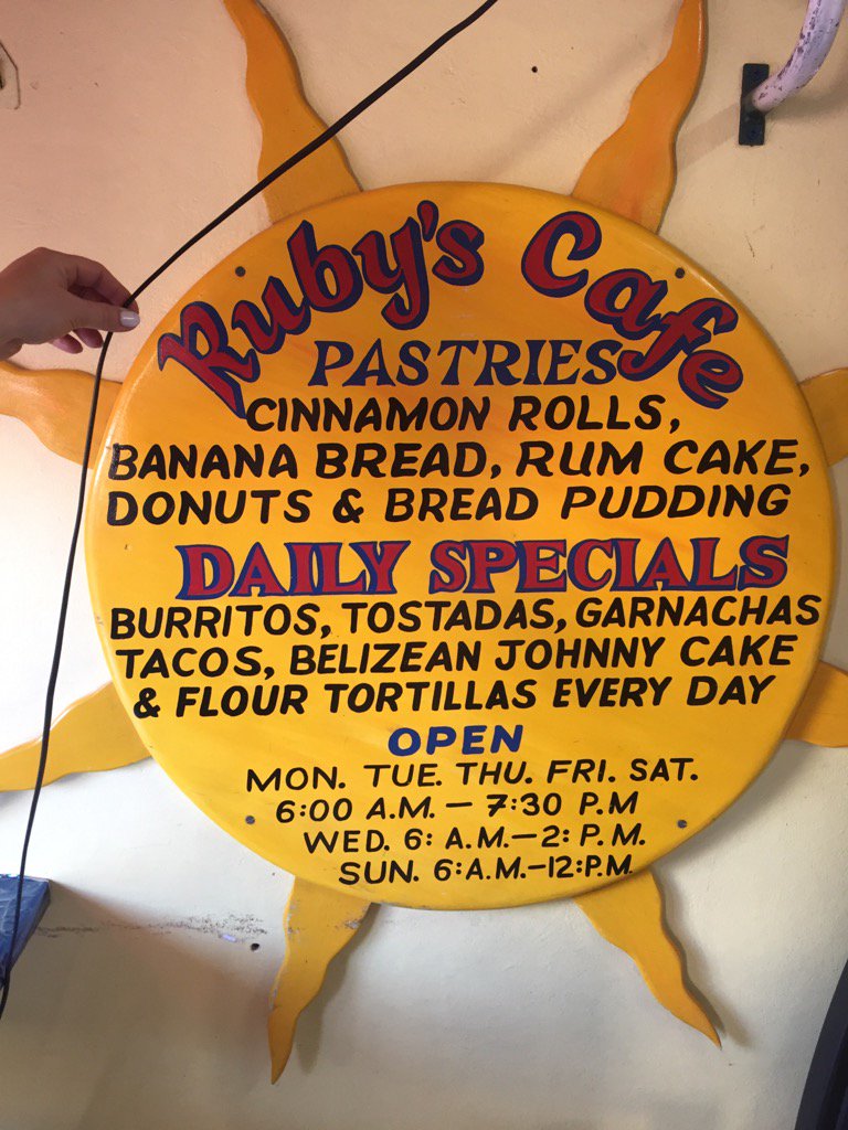 hardcopy05's tweet photo. Best #JohnnyJack breakfast in town! #SanPedro #Belize #RubysCafe https://t.co/VEgjceQo3L