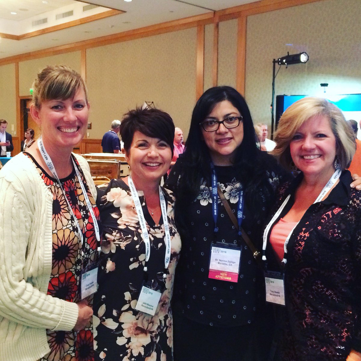 RevolutionEHR's tweet photo. Cindy, Julie and Tracy spending time with some of our fave customers at the ALLDocs meeting -- We love our customers! #Alldocs @AlldocsLC https://t.co/QLtFJdlEZX