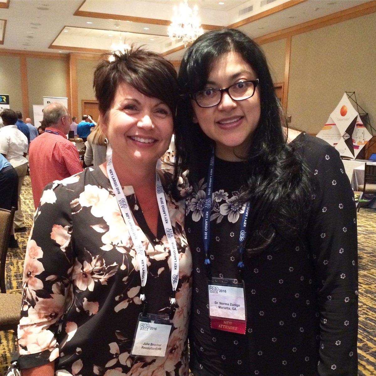 RevolutionEHR's tweet photo. Cindy, Julie and Tracy spending time with some of our fave customers at the ALLDocs meeting -- We love our customers! #Alldocs @AlldocsLC https://t.co/QLtFJdlEZX