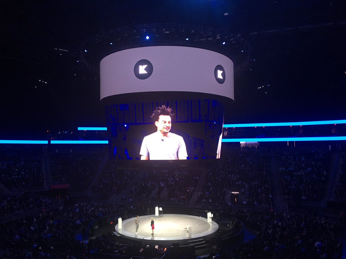 OussBARKIA's tweet photo. @AlexDaKid sharing how he is composing music with #Watson #ibmwow #cool_stuff @IBMMEA https://t.co/P203RHUnpD