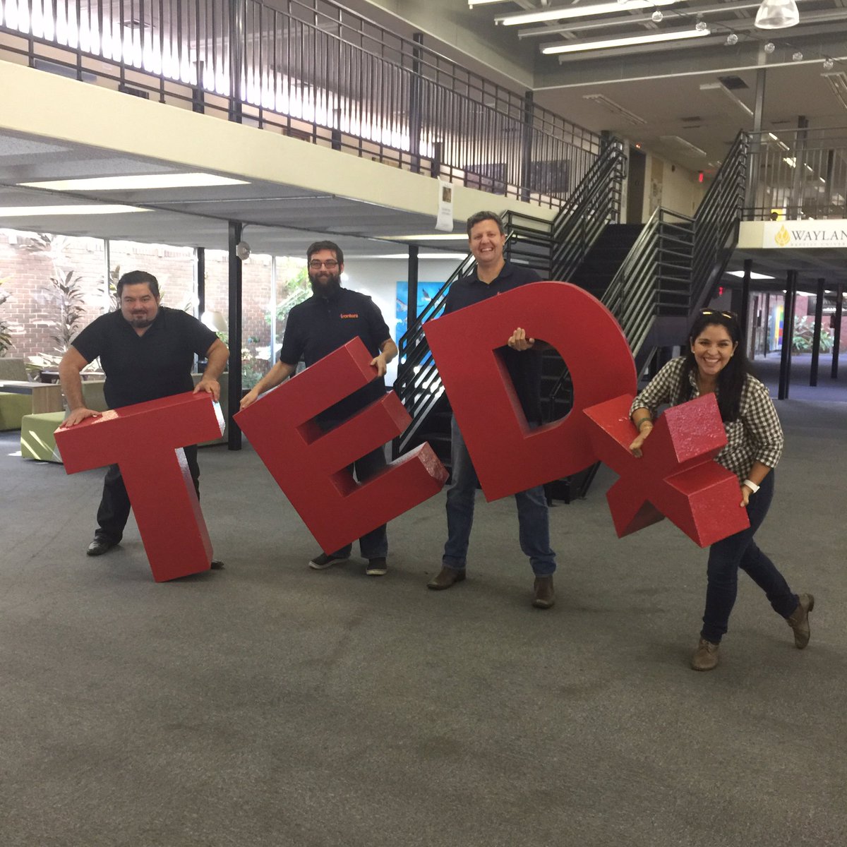 TEDxMcAllen's tweet photo. Happy to help @TEDxBrownsville with our letters! Have a great show tomorrow! https://t.co/usUanlZitg