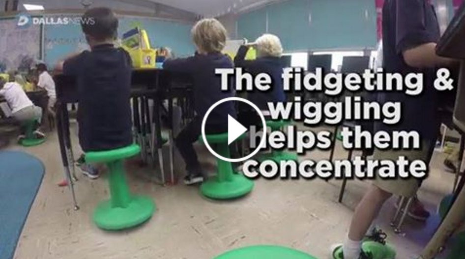 Self_Reg's tweet image. There are many ways to help kids stay #CalmAlertandLearning. We love these wobble chairs! bit.ly/2eS6MVz #SelfRegInAction #EdChat