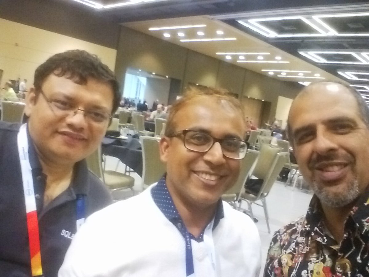 SQLPerfTuning's tweet image. #sqlsummit so happy to meet my sql gurus(Pinal Dave and Steve Jones) and  in person