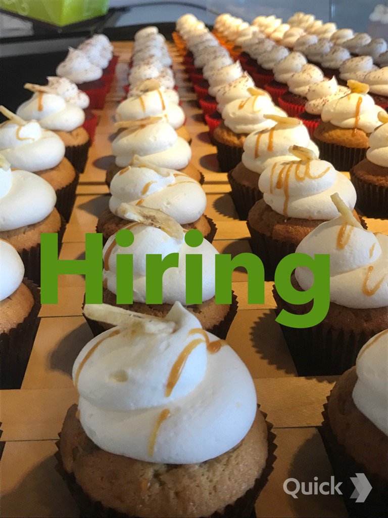 cakeCOUTURE's tweet photo. HIRING~ Sales Associates 
Please send a cover letter &amp; resume to: info@cakecouture.com 
Or, come by and drop off. https://t.co/nGRaM079qM