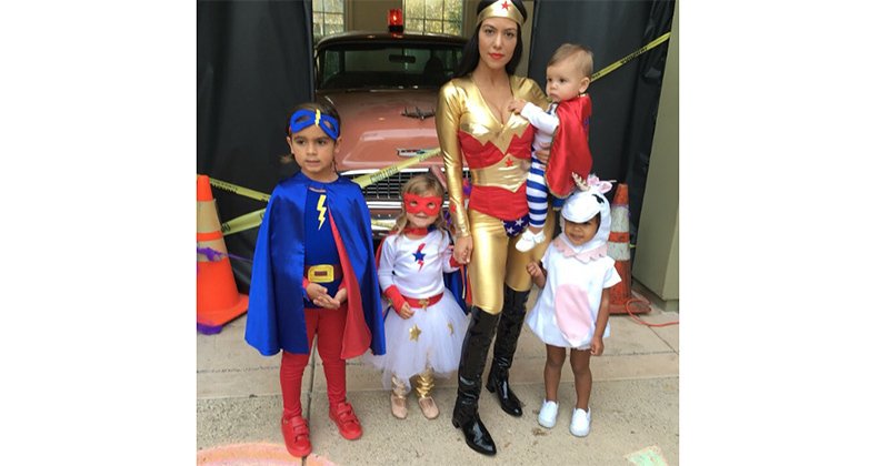 kourtneykardash's tweet photo. How we celebrate Halloween as a family. https://t.co/XPrNBqp4jx https://t.co/9H9u51YzX7