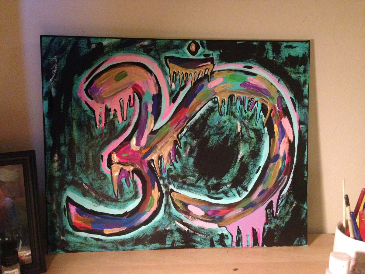 messierthanu's tweet photo. Retweet and follow for a chance to win this painting 🕉 (trying to start up an art account pls help me) https://t.co/hm59Ogbll0