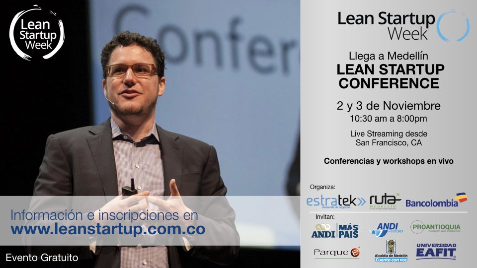 andidelfuturo's tweet photo. Participa desde Medellín en el Lean Startup Conference. https://t.co/FPvNN9IyAO
@grupoestratek https://t.co/IyS02wmS8Q