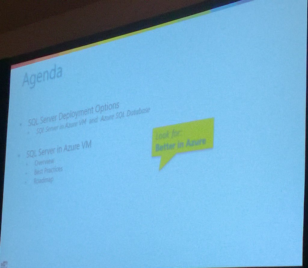 MsSQLGirl's tweet image. It's not too late to join @LuisVargas_SQL in his talk on #AzureSQLVM in room 611-614 now #sqlpass #sqlsummit