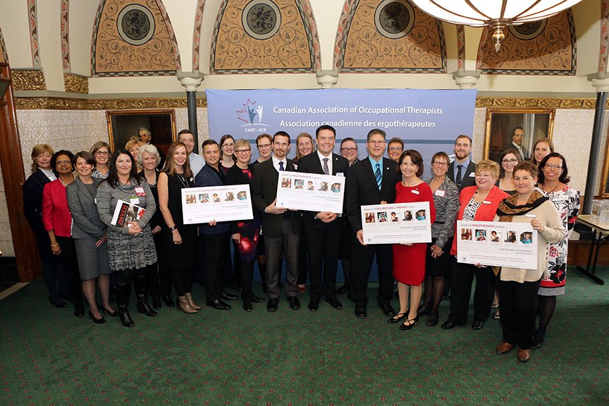 Honour to co-host #OTmonth reception on Parl Hill w/ <a href="/CAOT_ACE/">CAOT_ACE</a> <a href="/Caot_bc/">CAOT-BC</a>  <a href="/AMacGregor4CML/">Alistair MacGregor</a> &amp; @bruce_stanton
