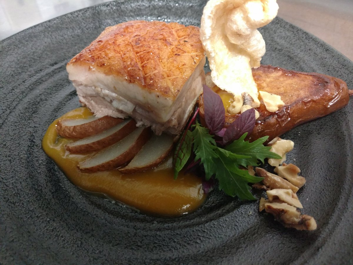 ChefMikeA59's tweet photo. Maple Pork Belly this week Seabar 716 332 2928 https://t.co/2R0LWU0X0G
