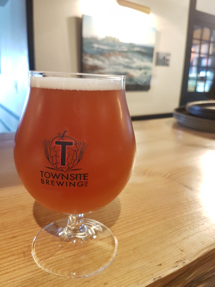 Official beer of the @LIFT_WeAreYQQ revolution? Well it's Hans' fave beer anyways! @townsitebrewing Shiny Penny Belgian IPA. Now on tap!